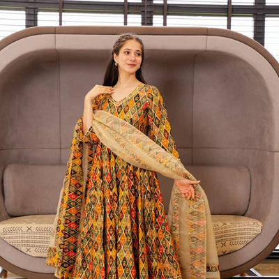 Celosia floral suit set
