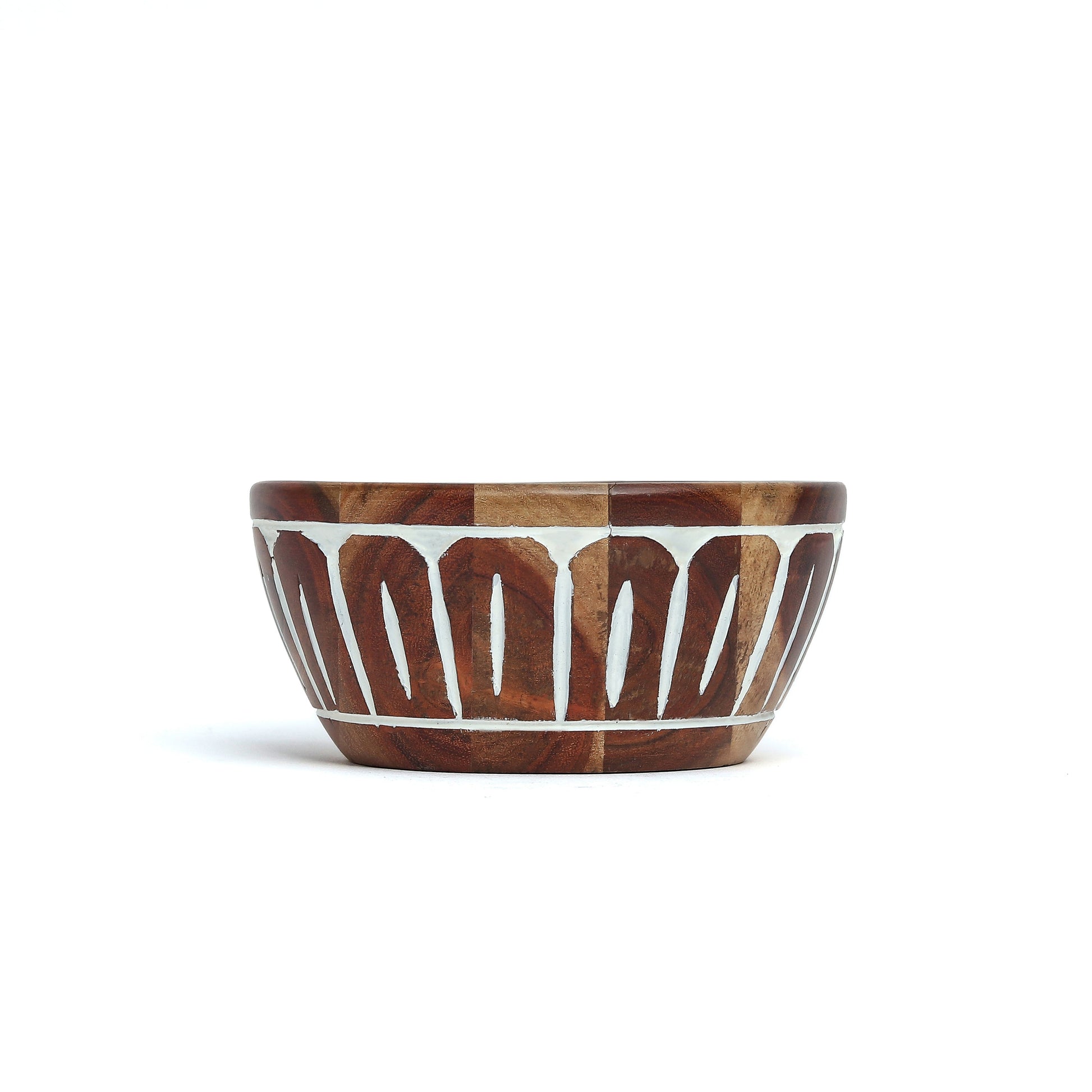 Brown - Aurora White Bowl