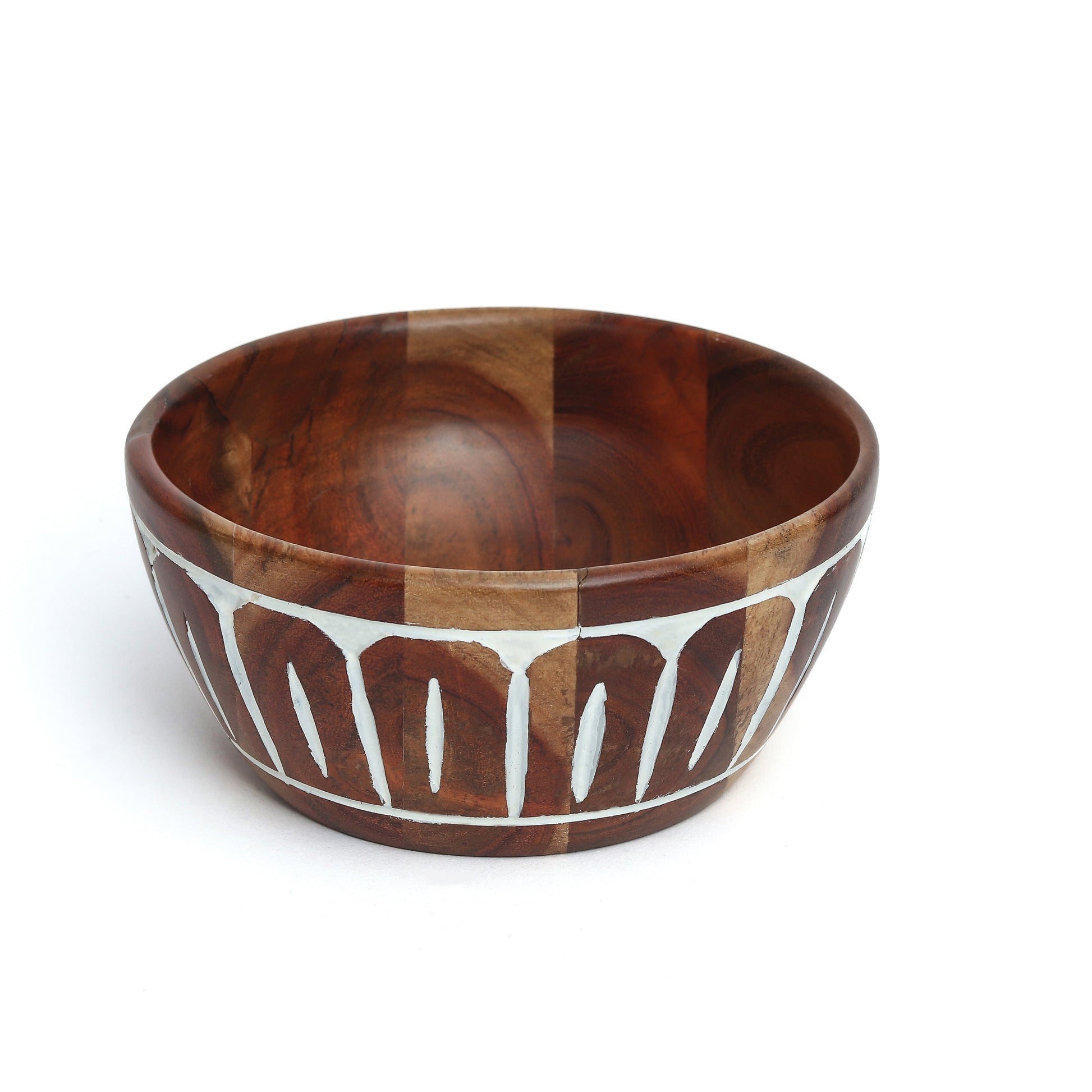 Brown - Aurora White Bowl