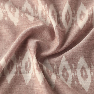 Brown - Maniabandha Ikat Weave Handloom Cotton Fabric
