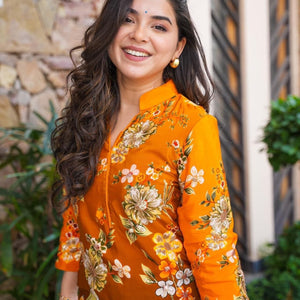 SYBIL EMBROIDERED KURTA SET