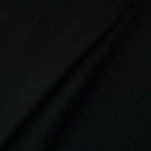 Black - Jhiri Handloom Cotton Plain Fabric 01