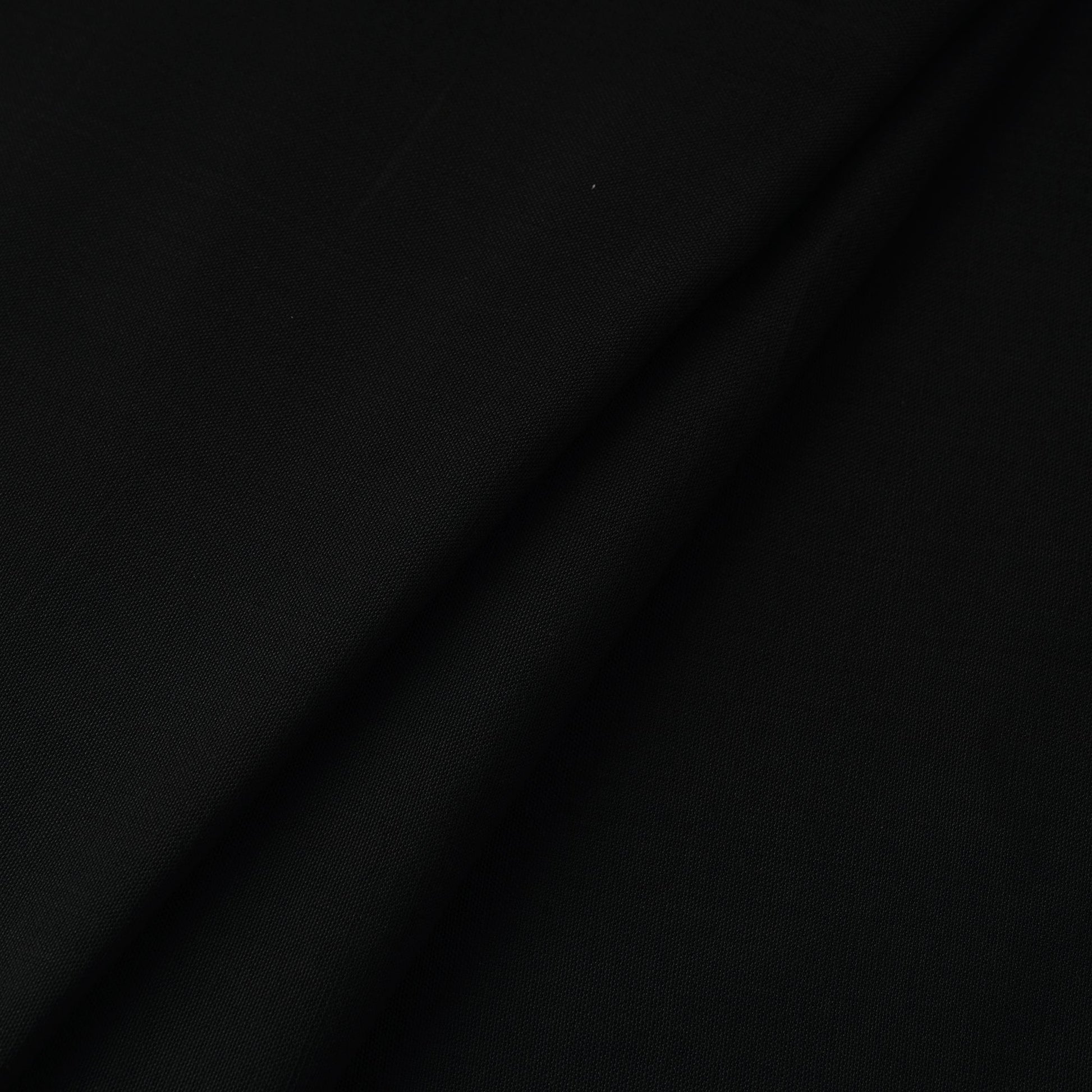 Black - Jhiri Handloom Cotton Plain Fabric 01