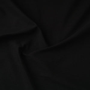 Black - Jhiri Handloom Cotton Plain Fabric 01