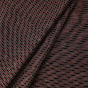 Brown - Jhiri Pure Handloom Cotton Fabric