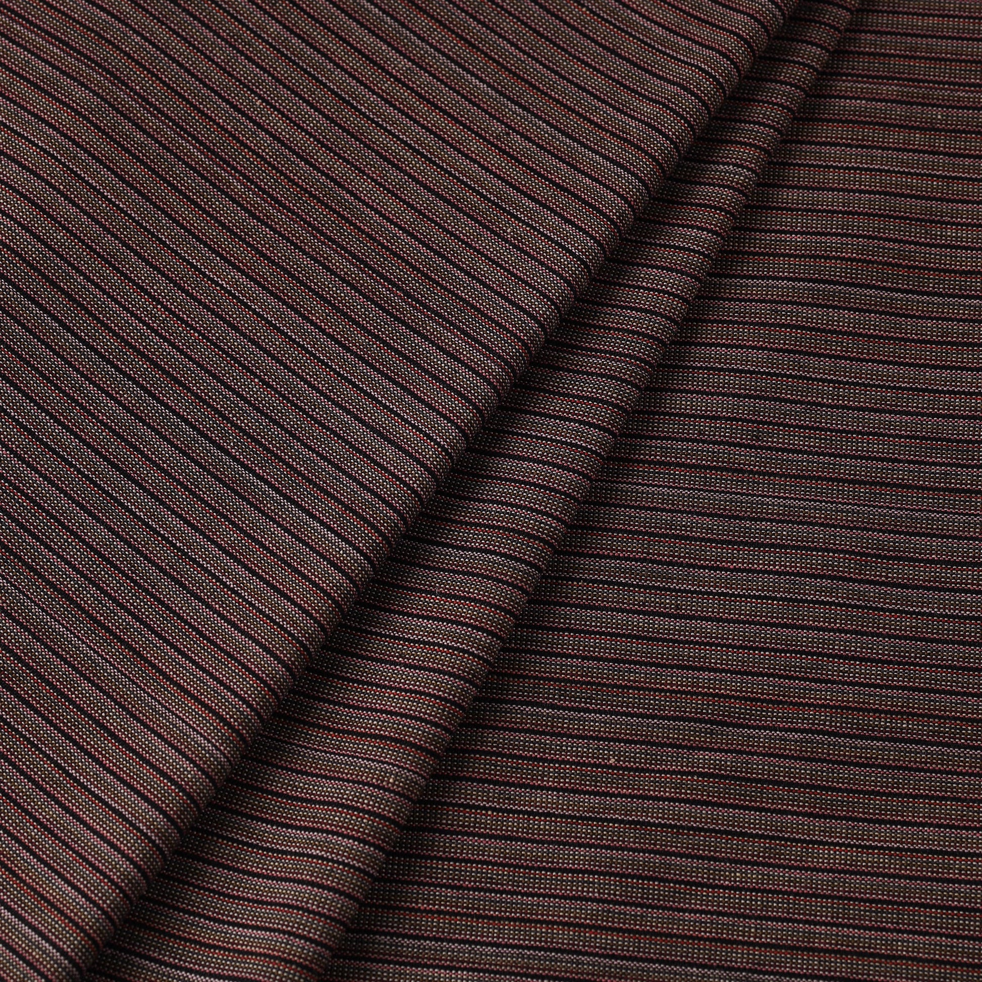 Brown - Jhiri Pure Handloom Cotton Fabric