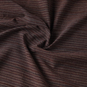 Brown - Jhiri Pure Handloom Cotton Fabric