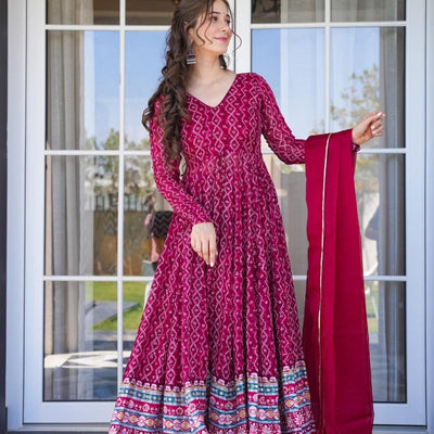 Sabrina georgette embroidered suit set