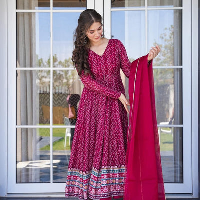 Sabrina georgette embroidered suit set