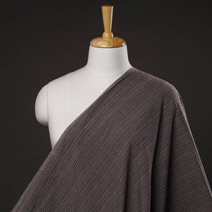 Brown - Jhiri Pure Handloom Cotton Fabric