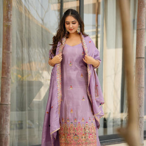 Mauve Melody cosmos suit set