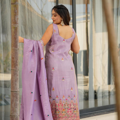 Mauve Melody cosmos suit set