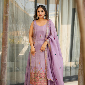 Mauve Melody cosmos suit set