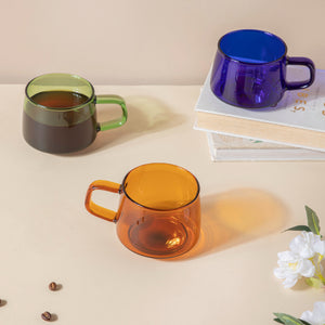 Borosilicate Glass Cup Green