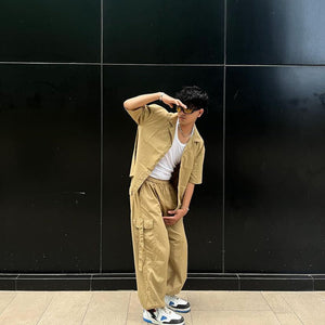 Khaki Unisex Shirts