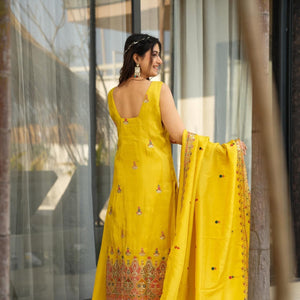 Mimosa luxe yellow suit set