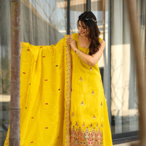 Mimosa luxe yellow suit set
