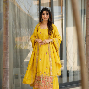 Mimosa luxe yellow suit set