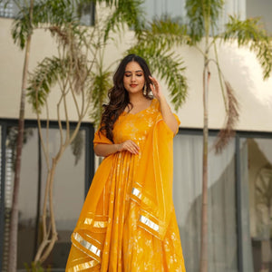Tropical mist silk suit set
