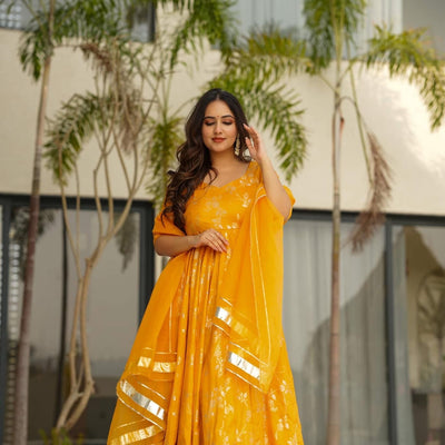 Tropical mist silk suit set