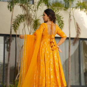 Tropical mist silk suit set