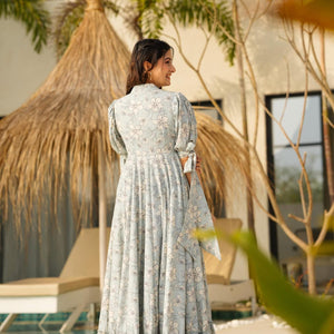 tracy cotton floor length dress