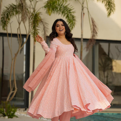 Whispering Pastel cotton suit set