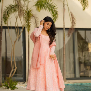 Whispering Pastel cotton suit set