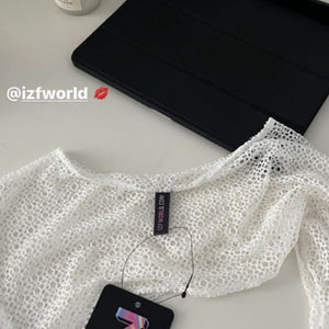 White Crochet Sleeves