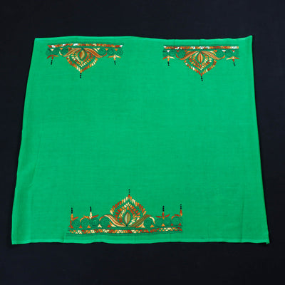 Bengal Heavy Kantha Embroidery Work Pure Cotton Blouse Piece