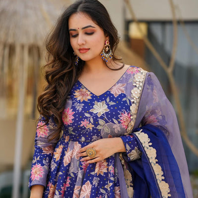 Royale Ember silk suit set