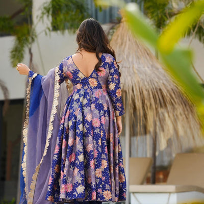 Royale Ember silk suit set