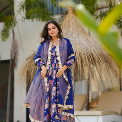 Royale Ember silk suit set