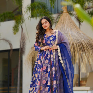 Royale Ember silk suit set