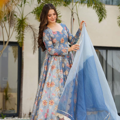 Seraphic Elegance silk heavy maxi