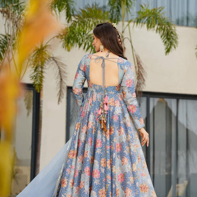 Seraphic Elegance silk heavy maxi