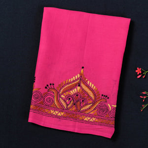 Bengal Kantha Embroidery Work Pure Cotton Blouse Piece