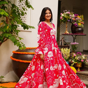 Rosie red chinon maxi