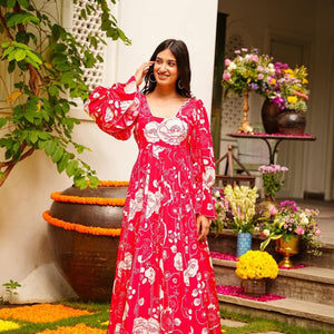 Rosie red chinon maxi