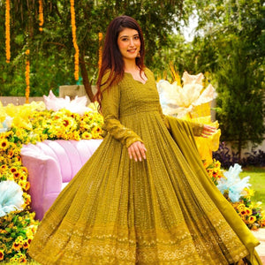 Rukhsar EMBROIDERED GEORGETTE SUIT SET