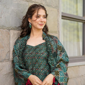 Reiko muslin shrug-set