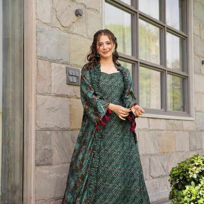 Reiko muslin shrug-set