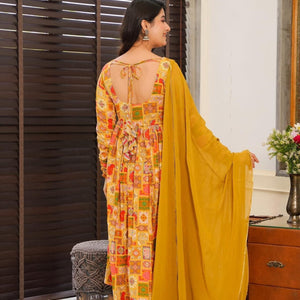 Anusha rayon suit set