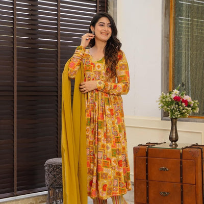 Anusha rayon suit set