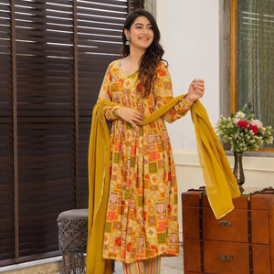 Anusha rayon suit set