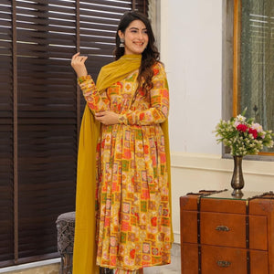 Anusha rayon suit set
