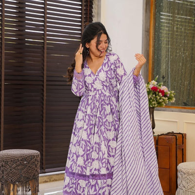 Yami cotton suit set