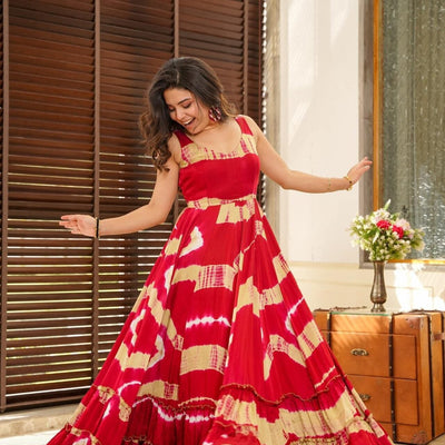Priyam silk tie maxi