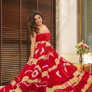 Priyam silk tie maxi
