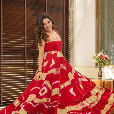 Priyam silk tie maxi